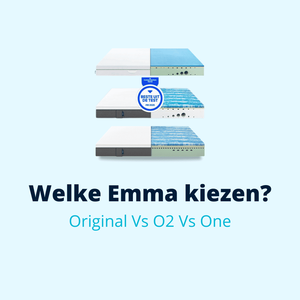 Belang ziek Auto Verschil Emma O2, Original of Emma One | Het Beste Matras