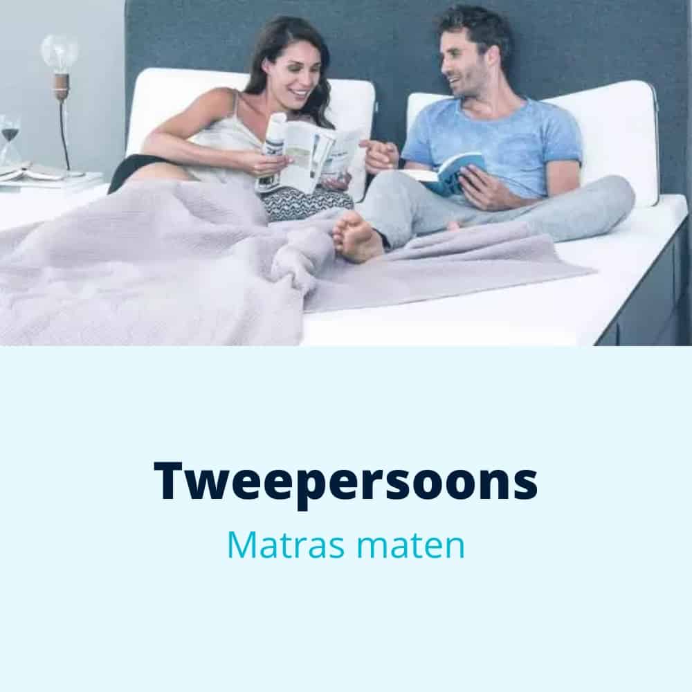 tweepersoons matras maten